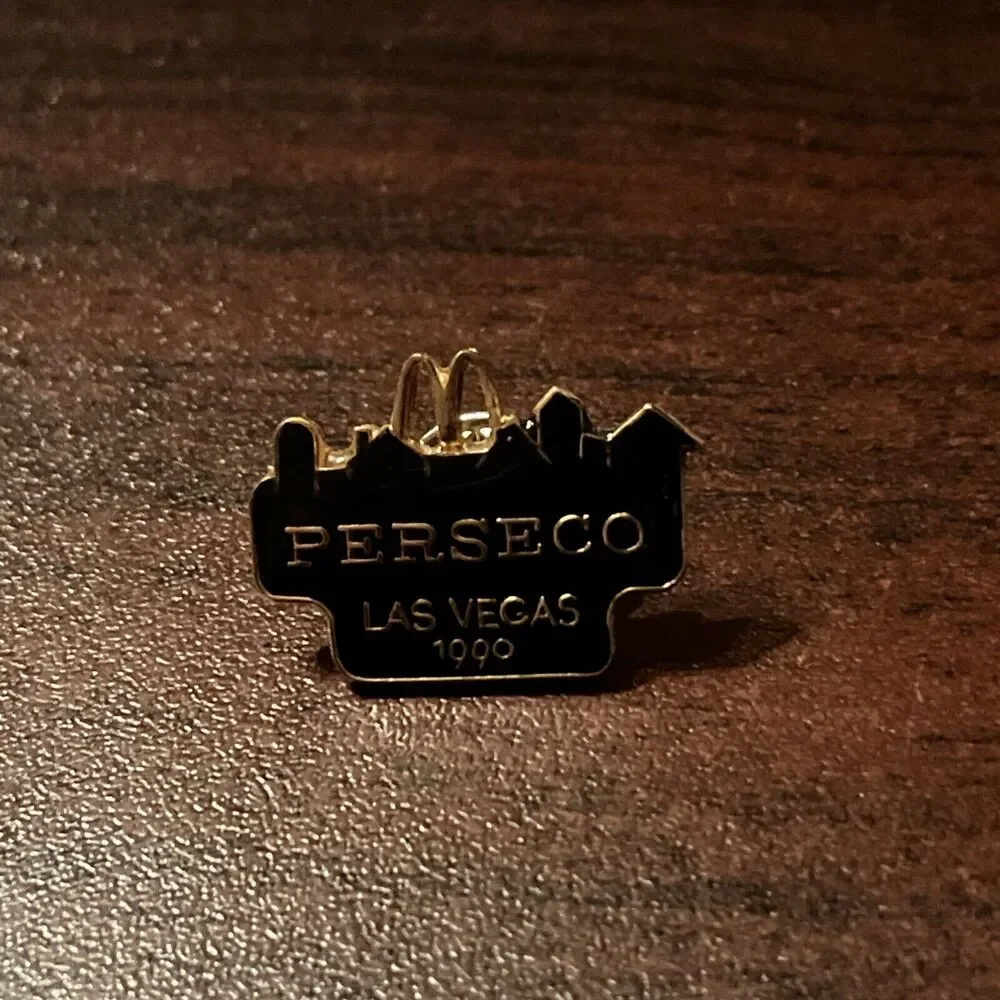 McDonald’s‎ Perseco Las Vegas 1990 Employee Lapel Hat Pin
